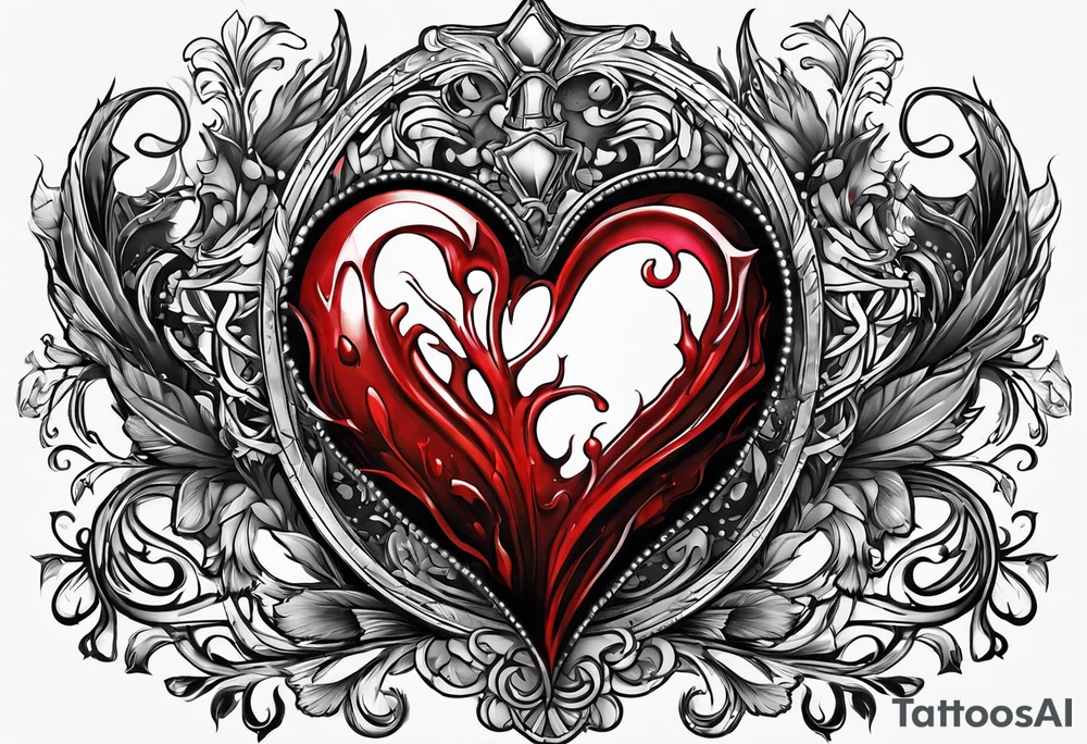 Bloody Heart tattoo idea