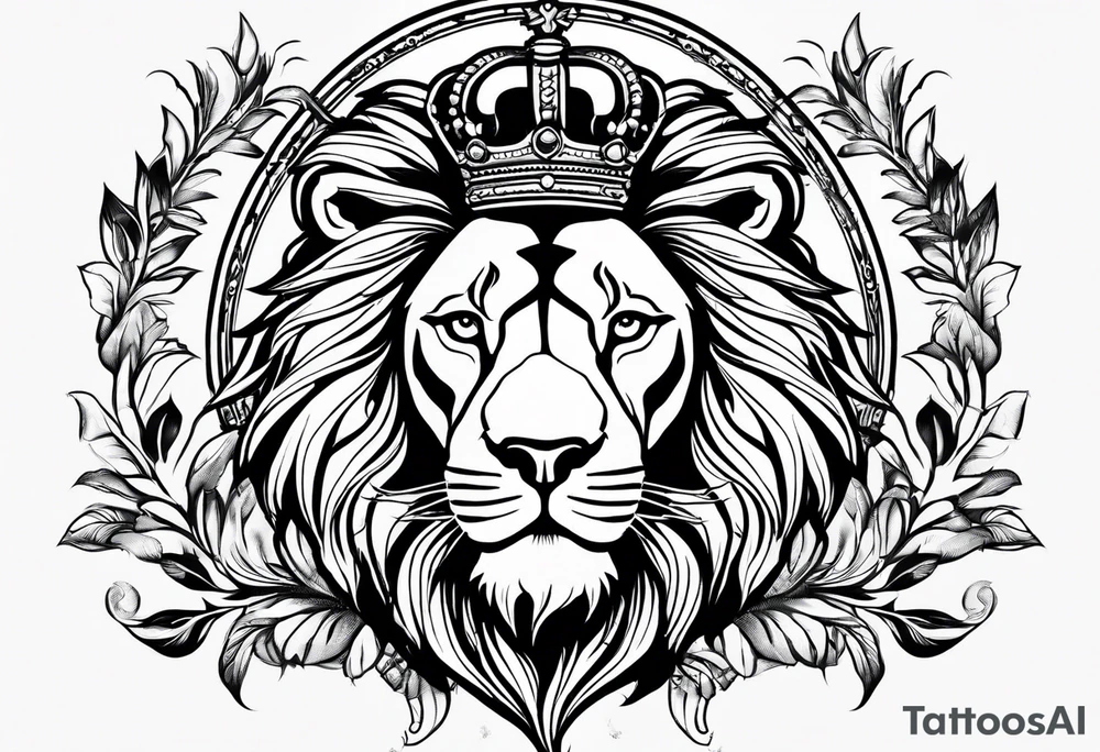 Lion, Florence
, Crown tattoo idea