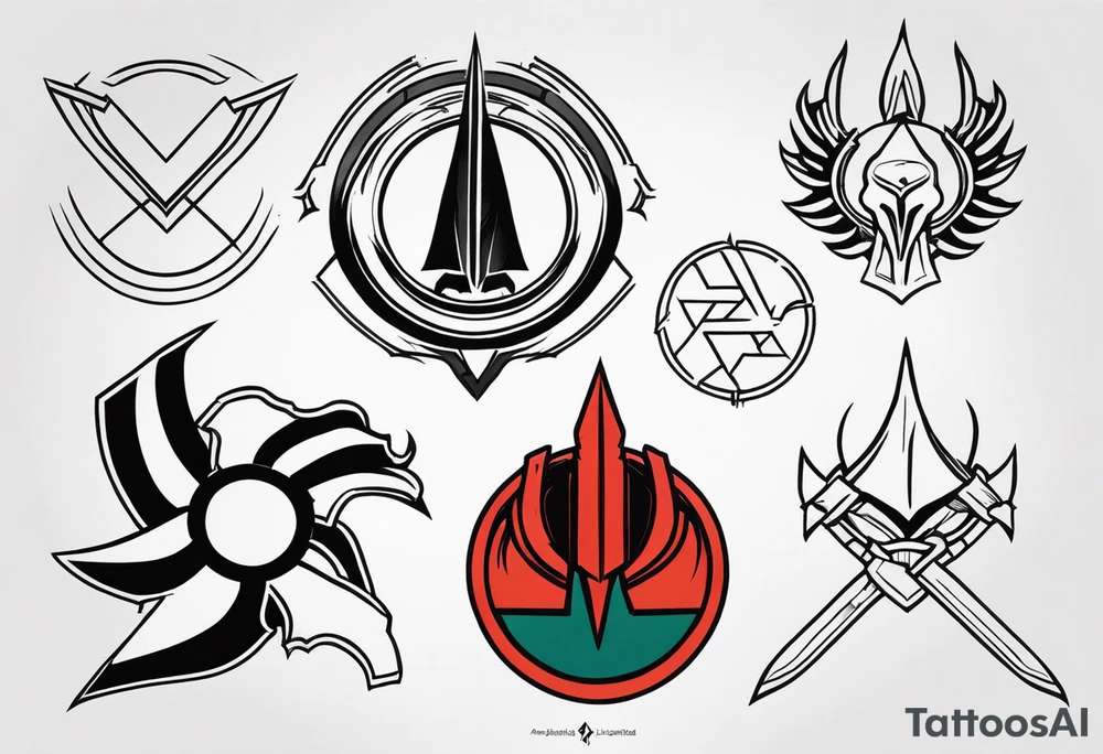 Ancient spartan symbol tattoo tattoo idea