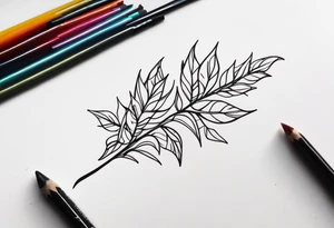 Spiky Vine tattoo idea