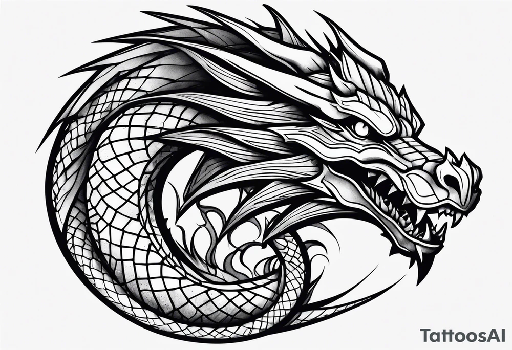 Dragon claw tattoo idea