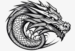 Dragon claw tattoo idea