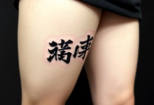 二千六年十二月三十日 in kanjis sosho thin lines gothic style tattoo idea