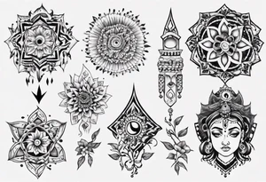 Name Neha tattoo idea