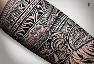 Samoan forearm tattoo with “Tialavea” in it tattoo idea