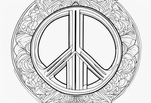 peace maker tattoo idea