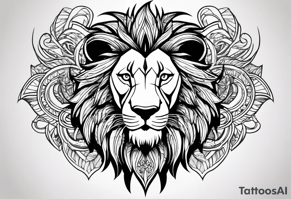 lion king tattoo idea