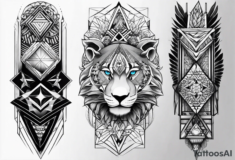 full sleeve tattoos for men with sacred geometry and tropical theme tattoo idea full sleeve tattoos for men with sacred geometry and tropical theme tattoo idea