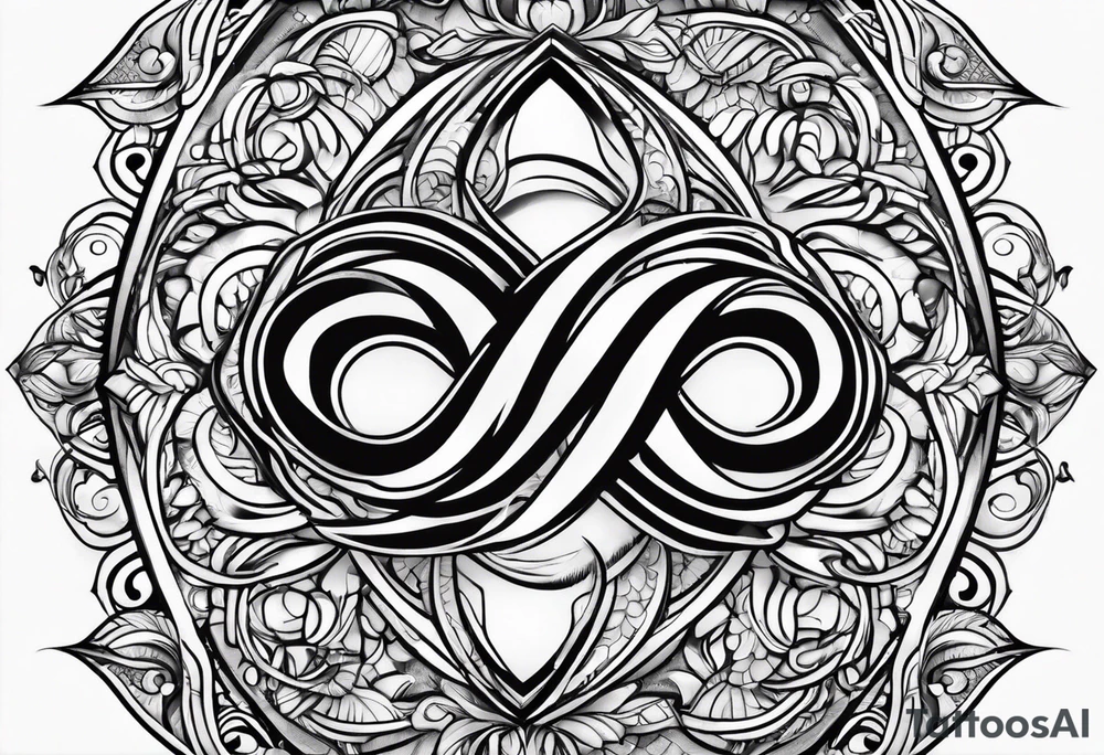Infinity symbol tattoo idea