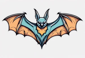bat american traditional tattoo tattoo idea