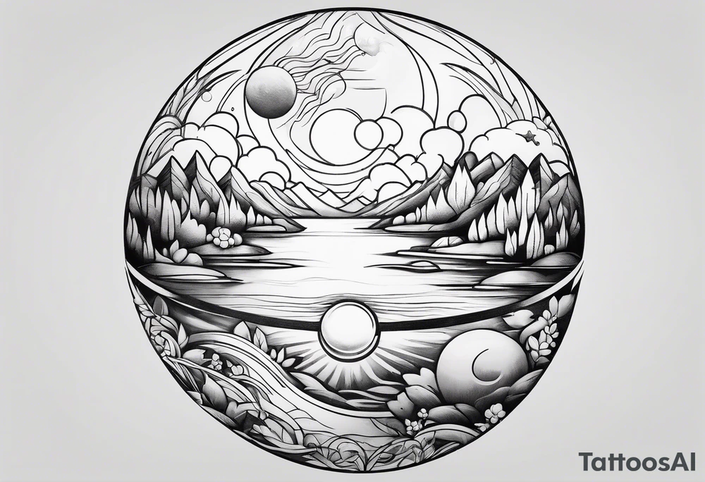 Pokeball tattoo idea