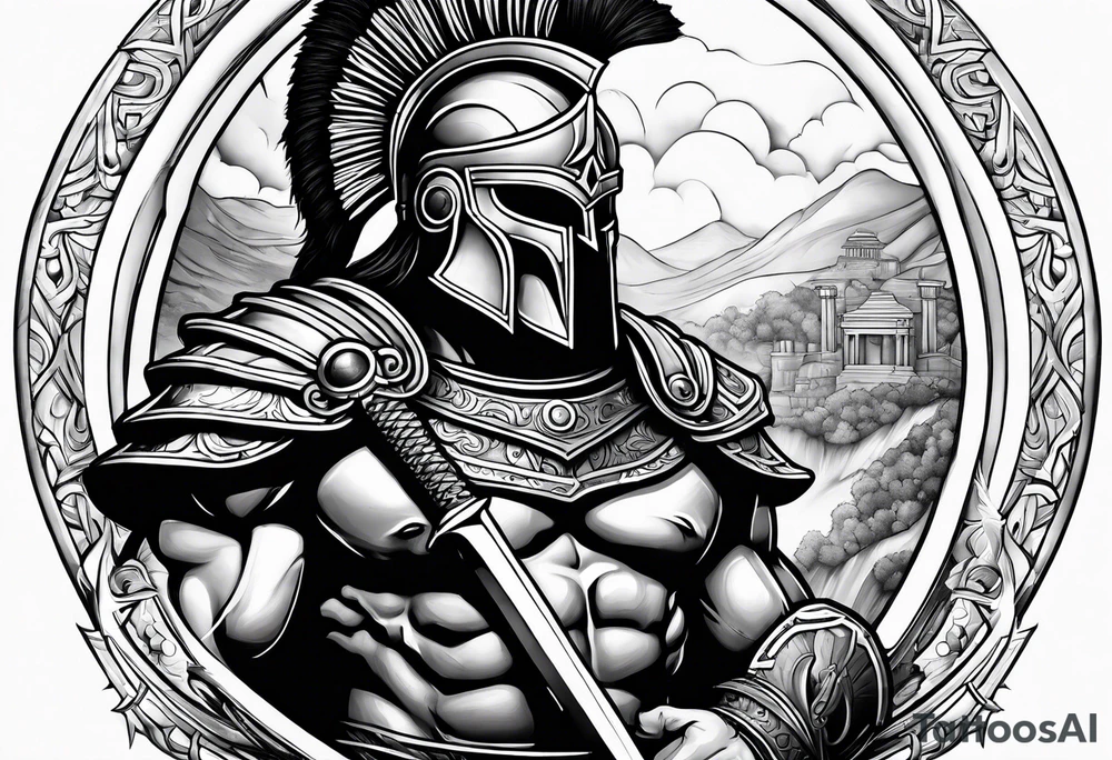 Spartan Warrior tattoo idea