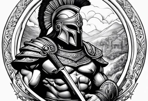 Spartan Warrior tattoo idea