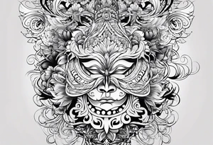 An open scroll tattoo idea