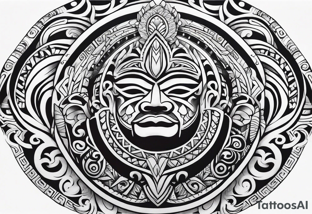 Maori for man arm tattoo idea
