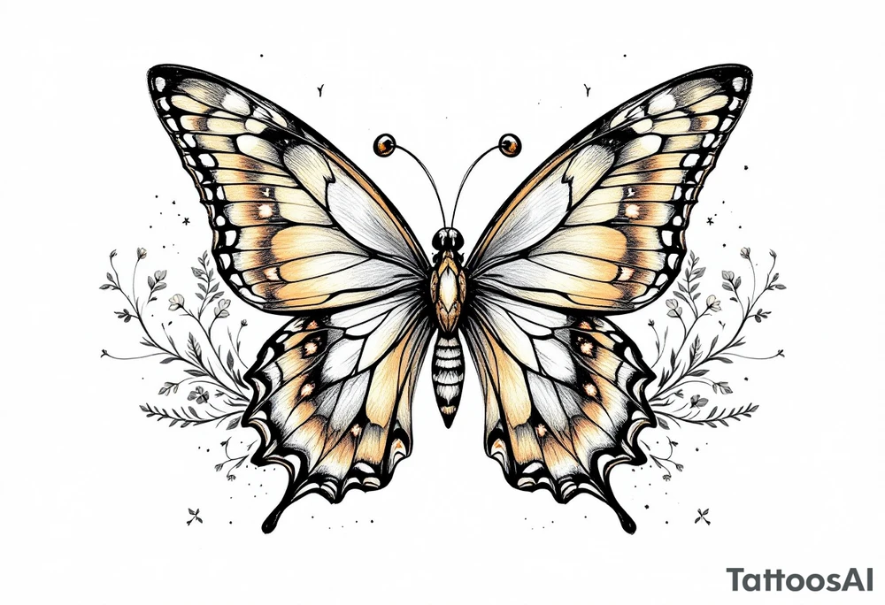 Butterfly tattoo idea