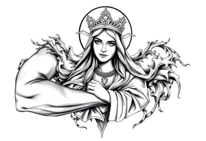 Blessed saint barbara tattoo idea