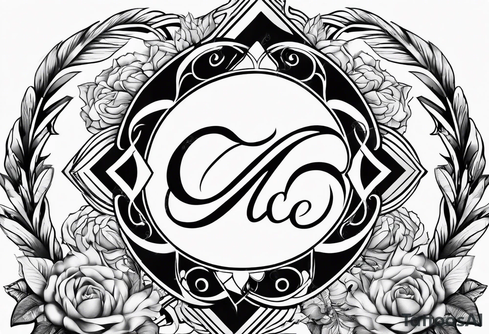 Infinity sign for spouse tattoo idea
