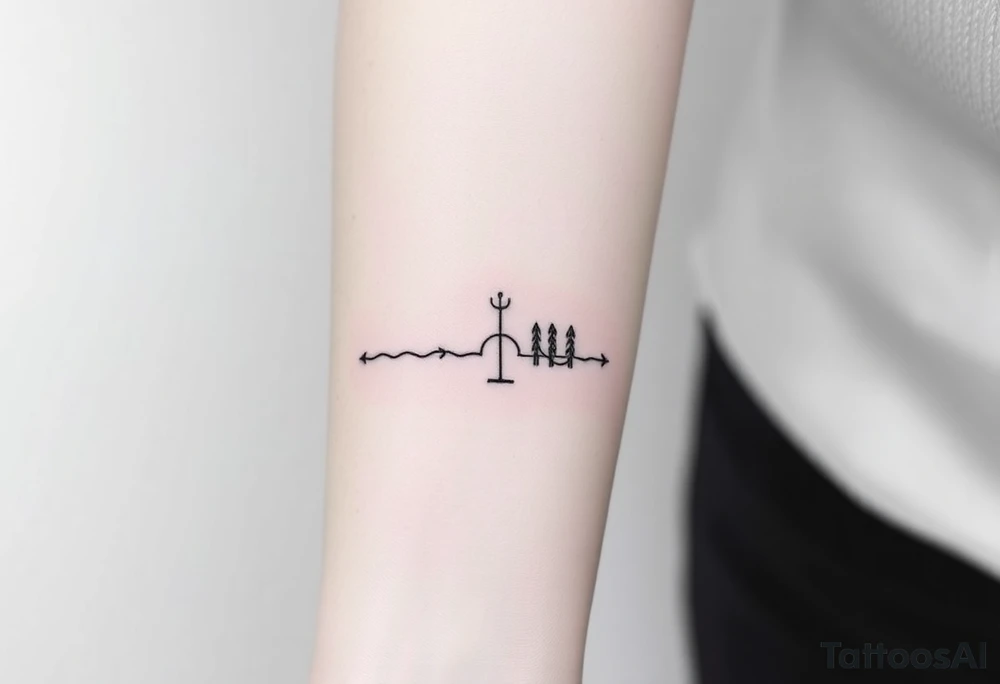 Nature tattoo mixing symbols of italy, Ireland, wales, and london in a linear, narrow for forearm tattoo with small pops of color

Too minimalist. Mix some realistic tattoo idea
