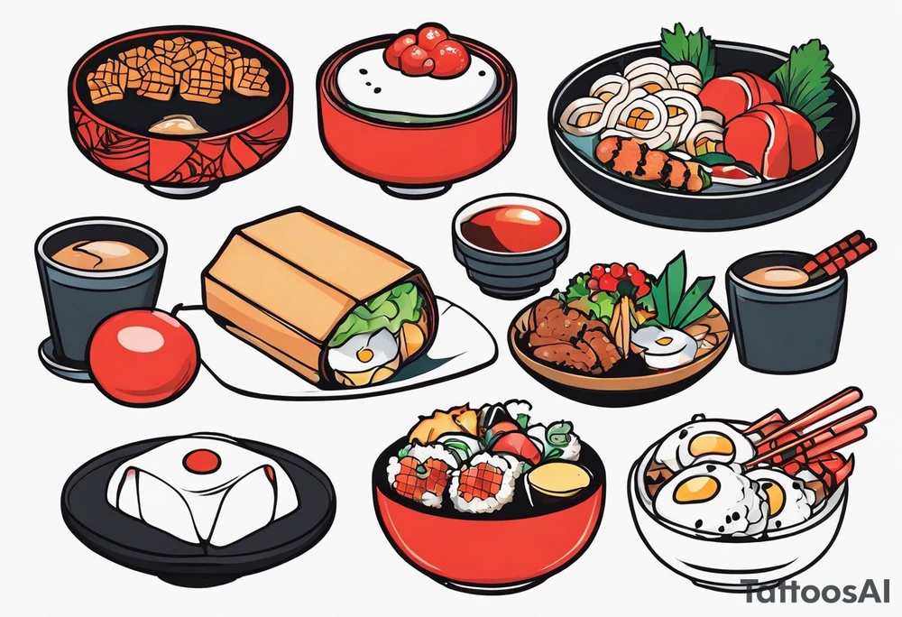 Japanes food tattoo idea