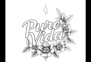 Pura Vida tattoo idea