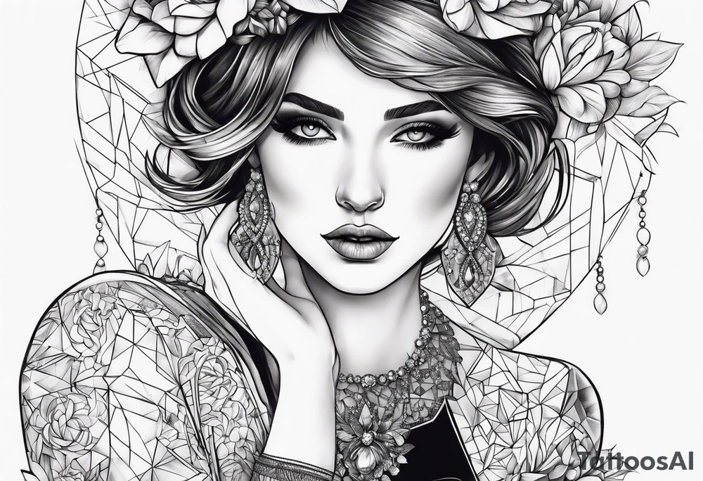 ballerina jewelry box tattoo idea