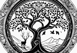 "tree of life" tattoo idea