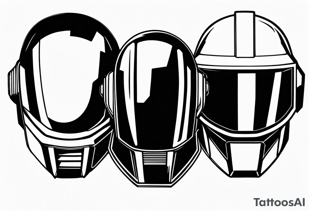 daft punk band tattoo idea