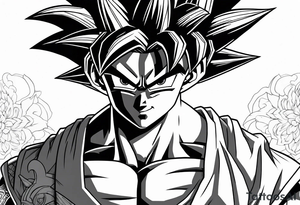 Son goku tattoo idea