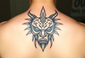 Zulu 
african mask tattoo idea