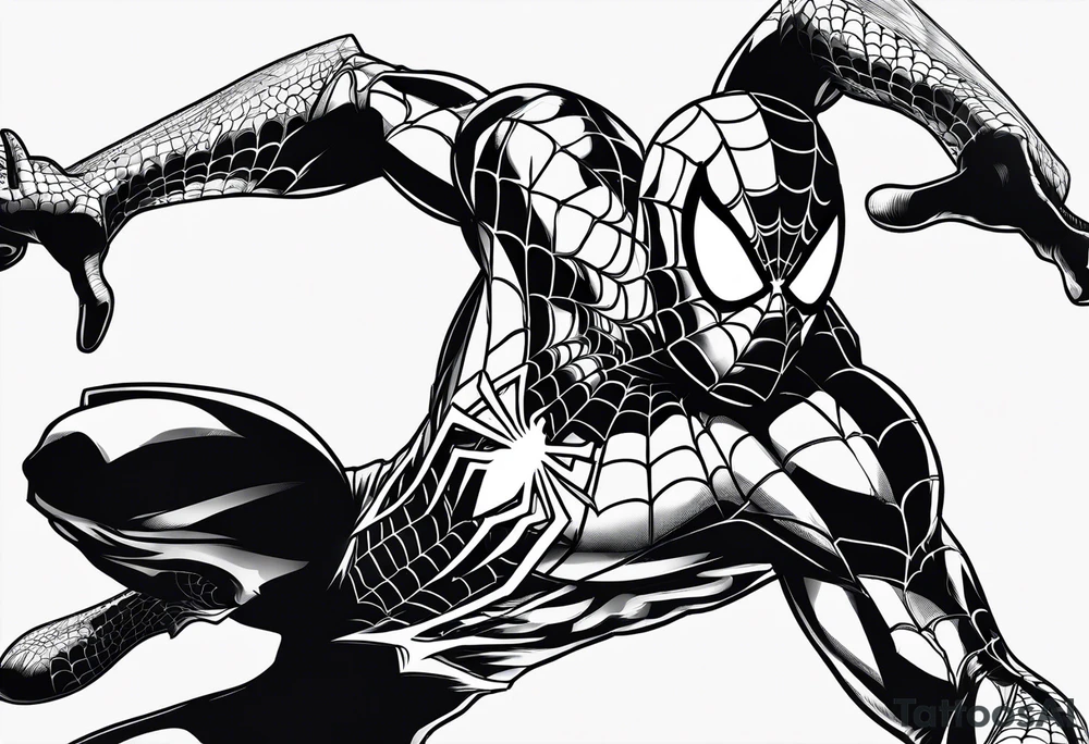 Spider-Man, darkness, animal tattoo idea