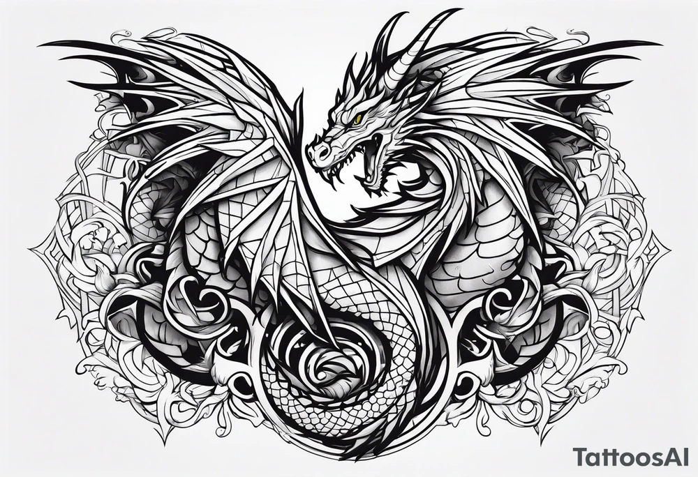 Dragon tattoo idea