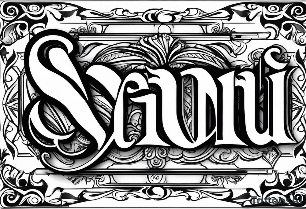 saanu tattoo idea