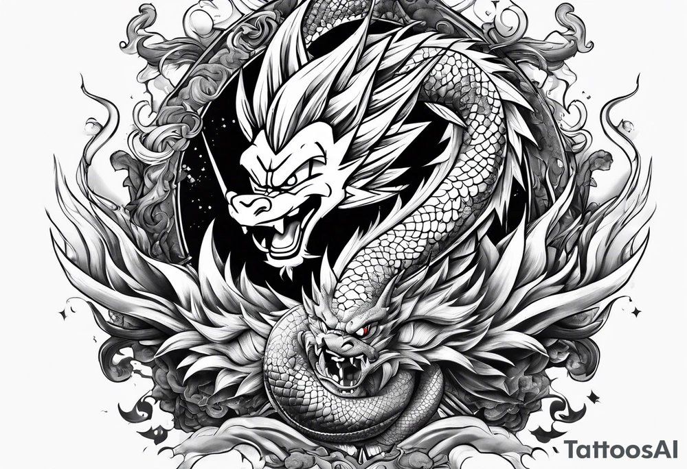 Songo dragon ball tattoo idea