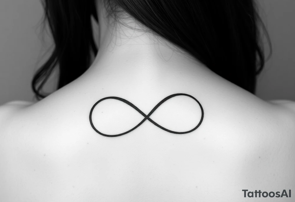 Infinity symbol with Cathy and Paul tattoo idea