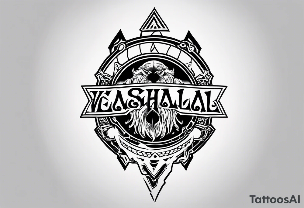 valhalla berserker tattoo idea