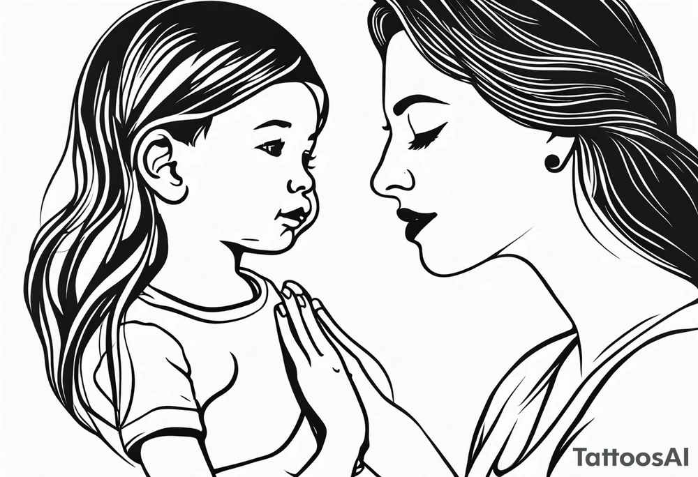 Create a small minimalistic tattoo for mothers and daughters tattoo idea Create a small minimalistic tattoo for mothers and daughters tattoo idea