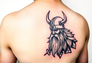 Viking warrior tattoo idea