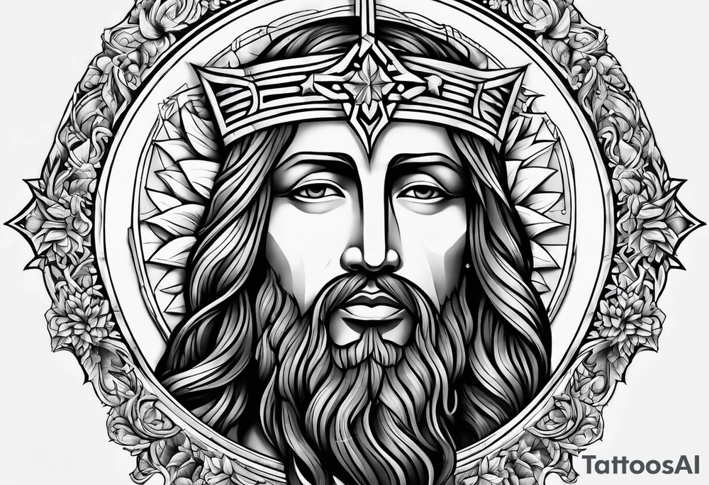 nombre de jesus tattoo idea