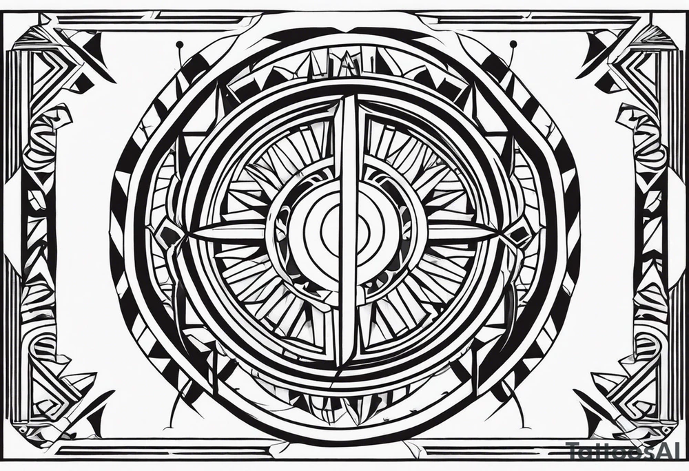 Tribal Memorial Native tattoo idea