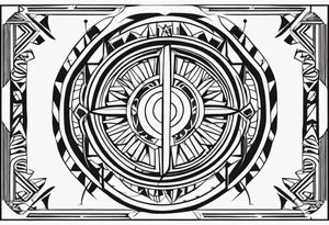 Tribal Memorial Native tattoo idea