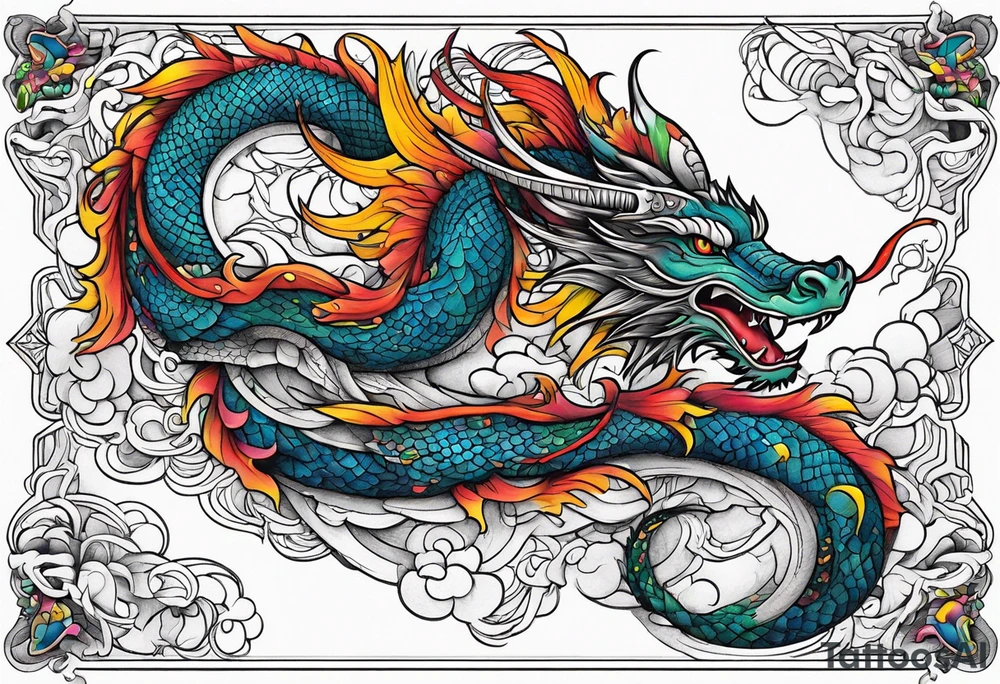 dragon tattoo idea