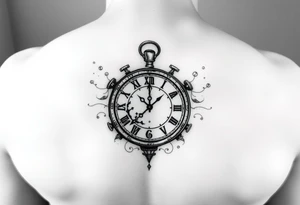 Broken clock is a comfort tattoo idea