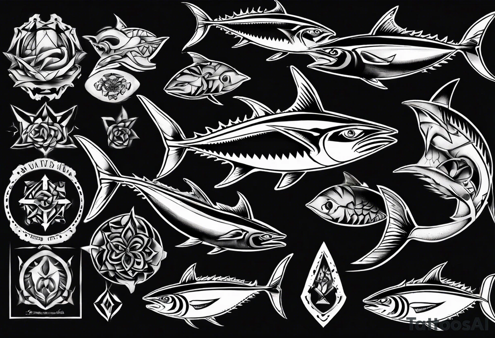 tuna tattoo idea