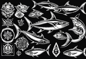 tuna tattoo idea