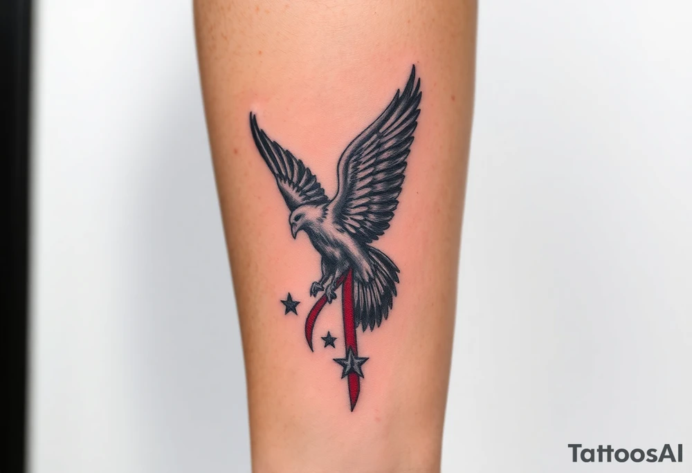 Patriotic, American tattoo idea