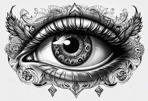 Eyes within infinity tattoo idea
