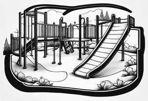 PLAYGROUND tattoo idea