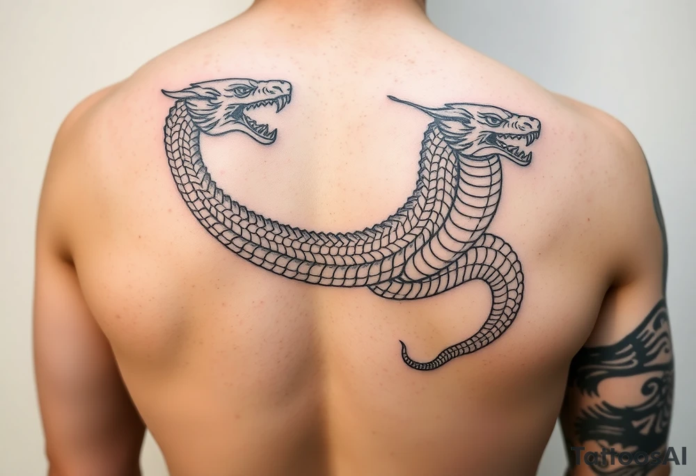 Magestic Sea serpent arm sleeve tattoo tattoo idea
