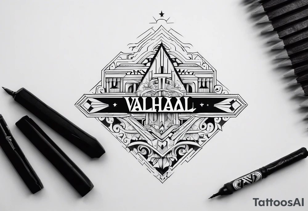 Valhalla steps tattoo idea